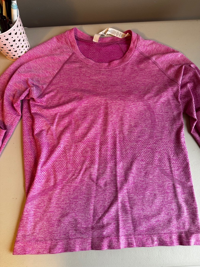 Sonic Pink Lululemon Long Sleeve Swiftly Tech