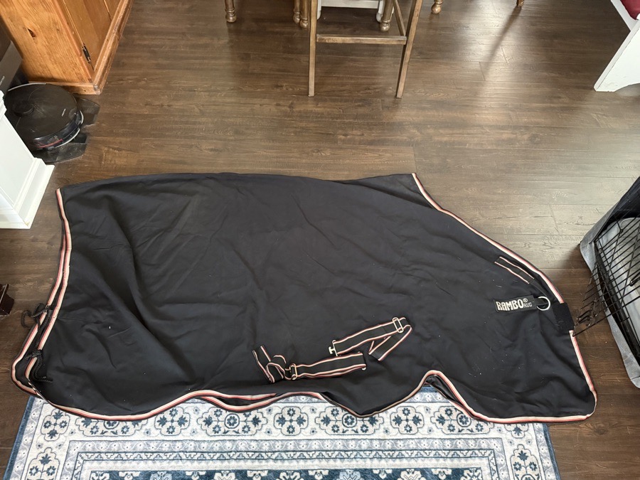 Black 75” Rambo Helix Stable Sheet