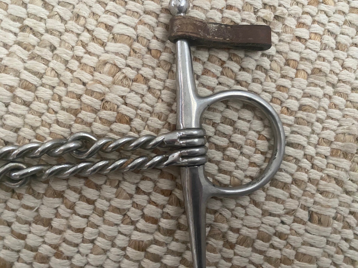 Full Cheek Double Twisted Wire Bit - Size 4 3/4