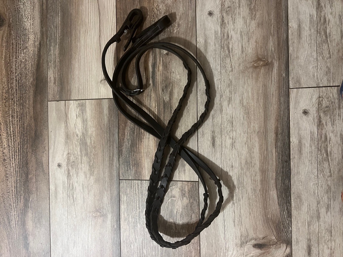 Braided reins