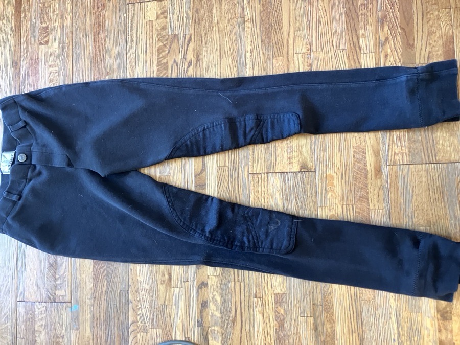 Black winter breeches + bit belt