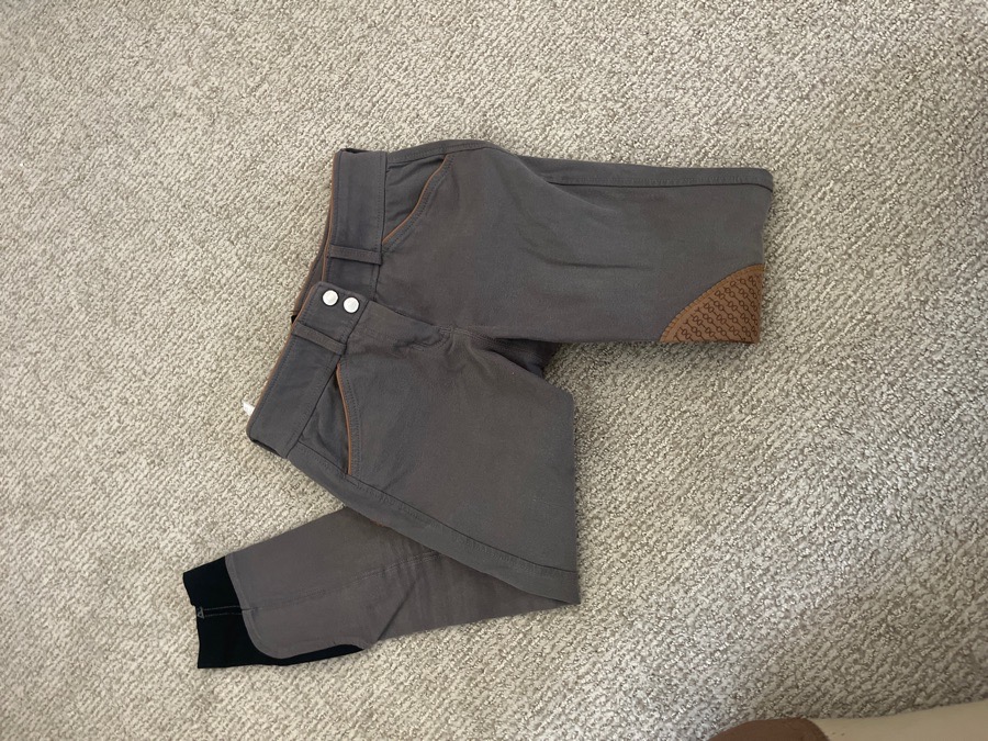 Grey Dover breeches (kids12)