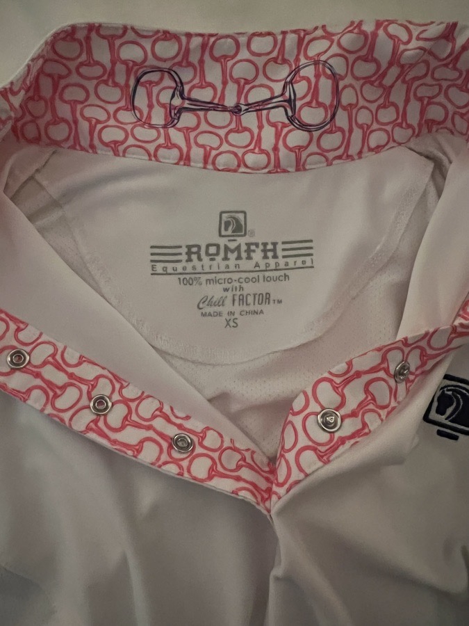 Romfh Chill Factor show shirt. Size XS.