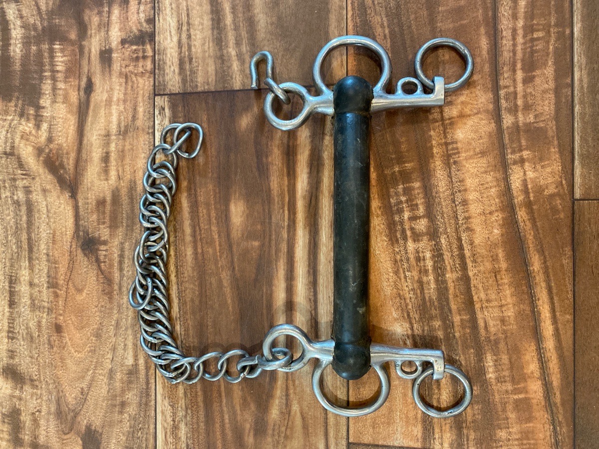 Rubber Mullen Mouth Pelham 5”