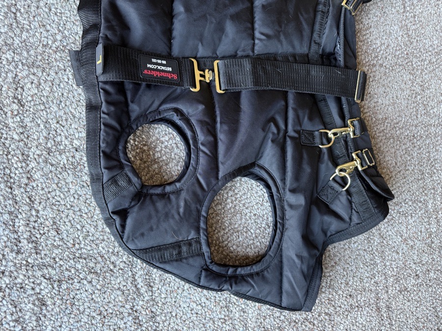 Schneiders Dura-Nylon Original Stable Blanket Hood -L/Large- Black