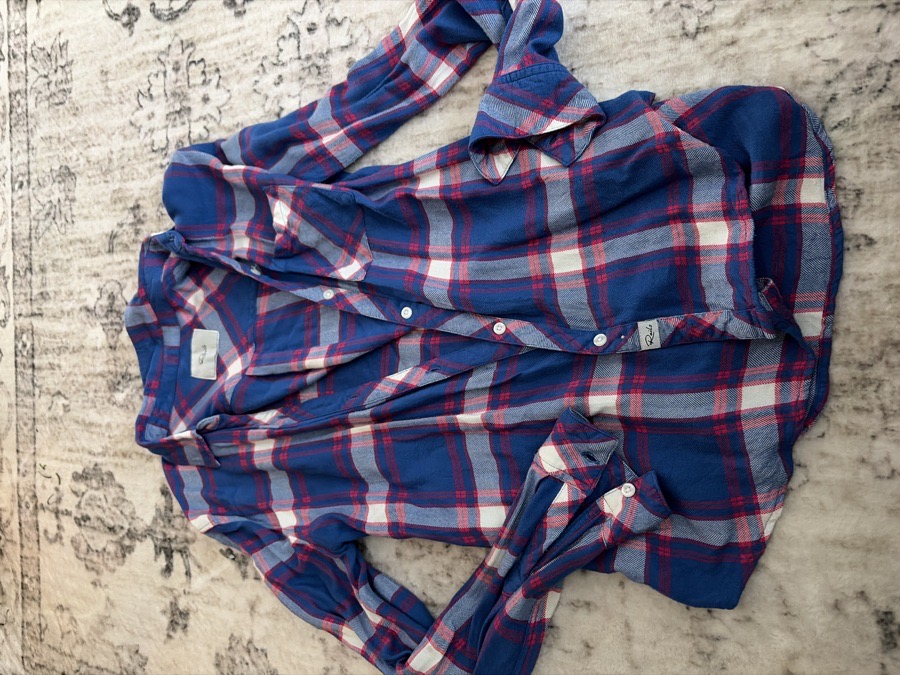 Rails Red and Blue Flannel