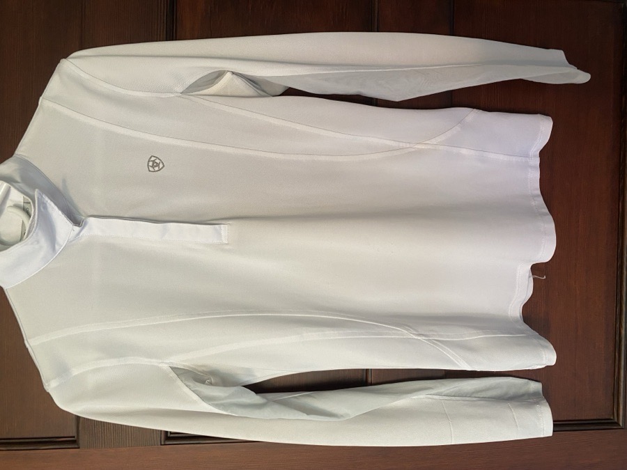 Small Ariat Pro-Series show shirt in white