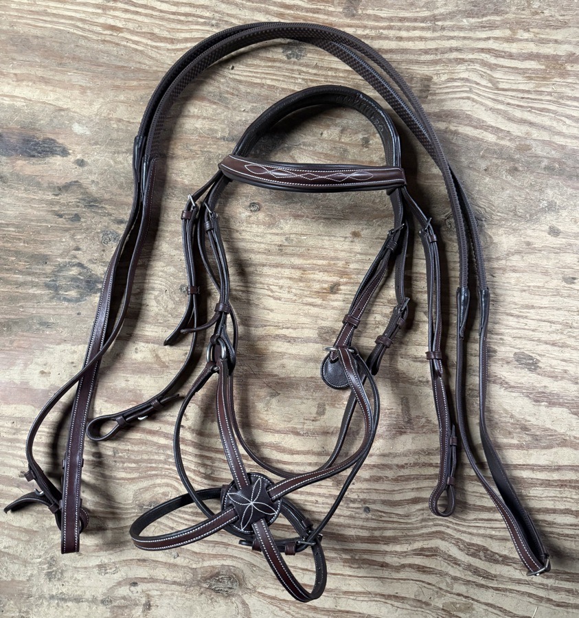 Dover figure 8 bridle and reins