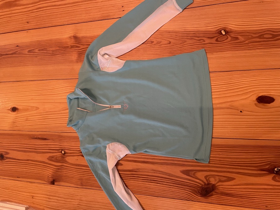 Tuff Rider Kids Teal Long Sleeve Shirt