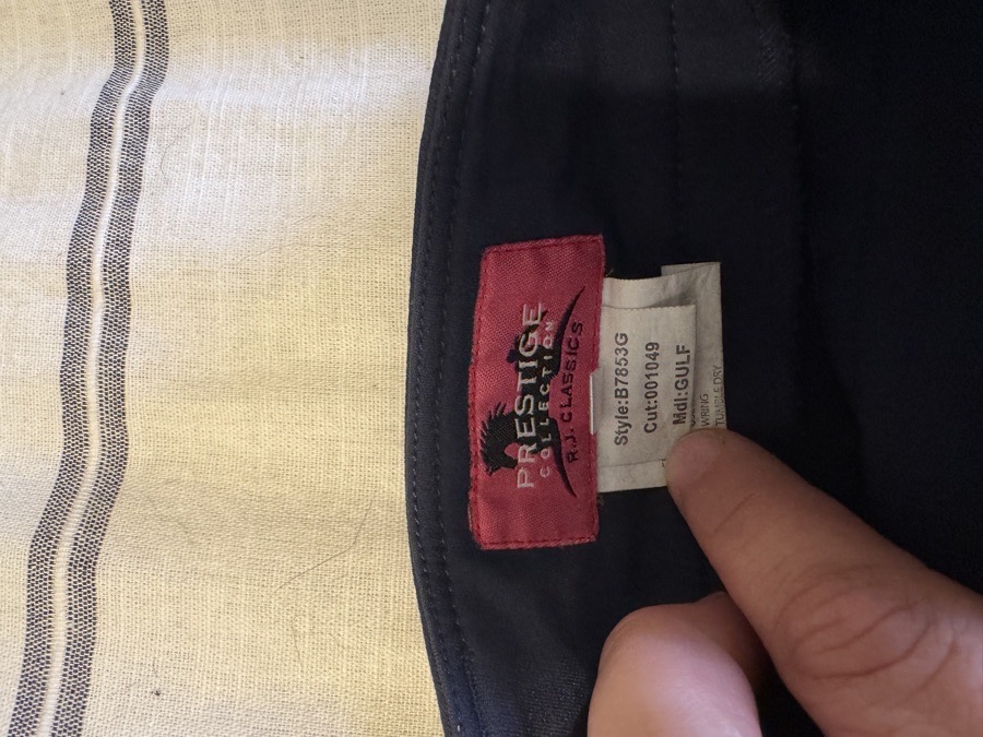 RJ Classics Gulf Breech size 32R front zip