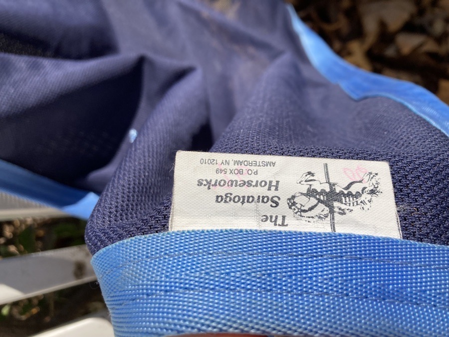 Saratoga Horseworks Scrim- navy/lt.blue-76”