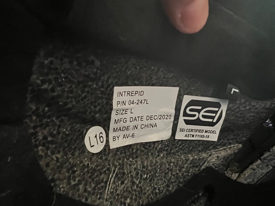 Flip fold Black Troxel helmet