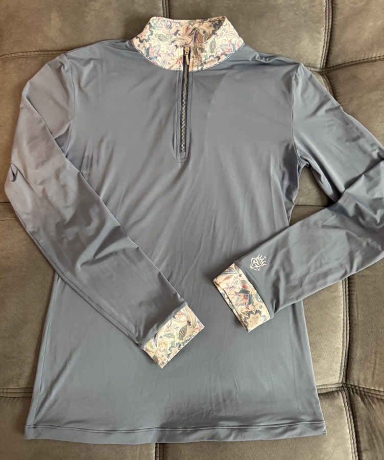 Dancing Equestrian, women’s riding shirt, size XS