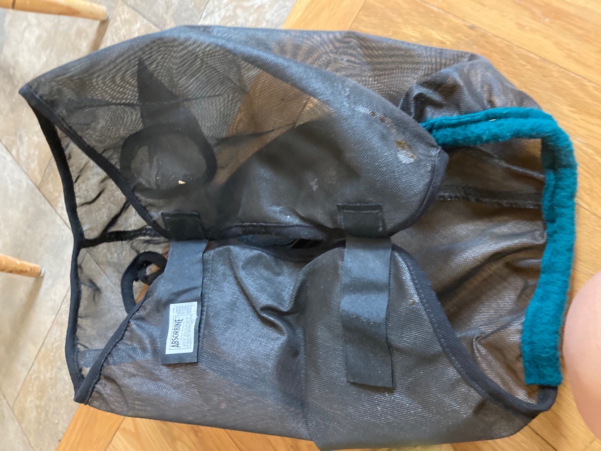 Horse size loose fly mask