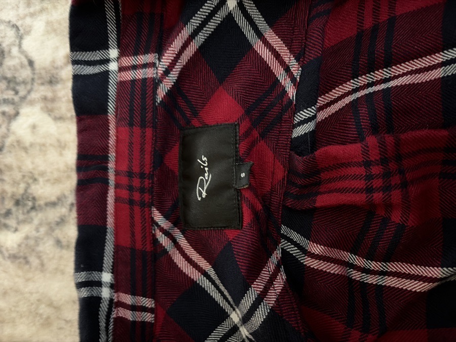 Rails Red and Black Flannel