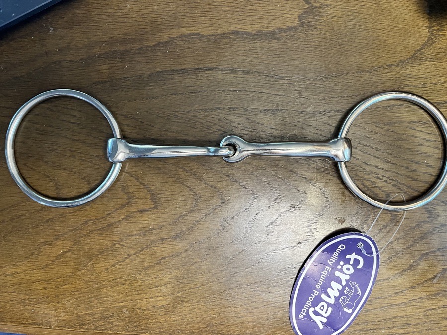 New o ring snaffle bit