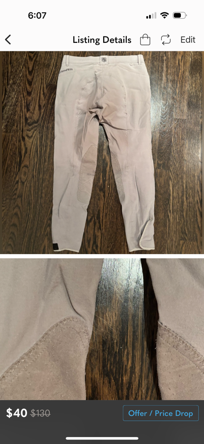 ROMFH Drytec Knee Patch Breeches