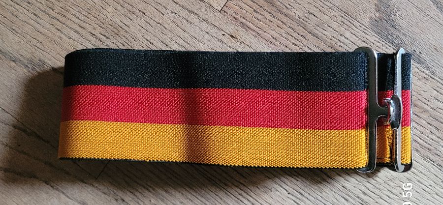 Replacement Surcingle for Horse Blankets,Fly sheets - Black/Red/Gold Color - EUC