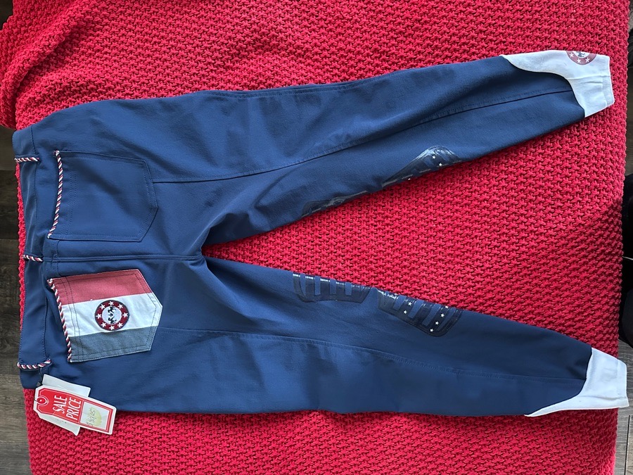 Equine Couture Breeches- Navy Size 30