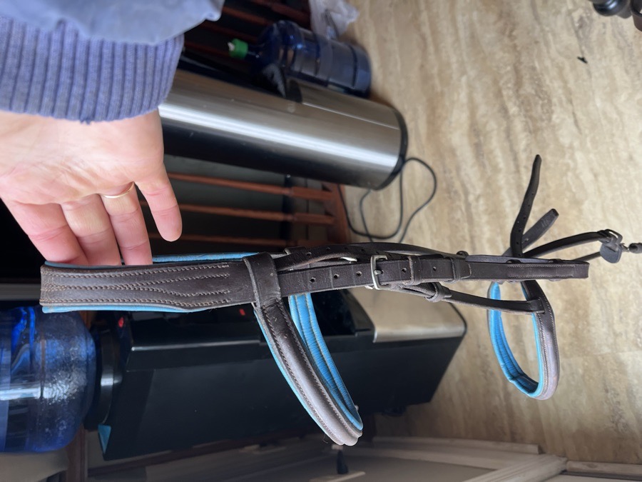 Cob Leather Monocrown Headstl Bridle