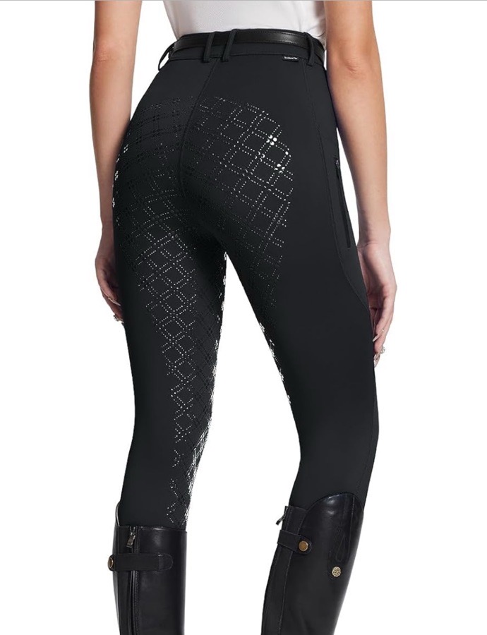 Black Riding Leggings