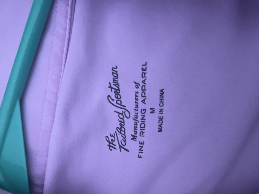 Tailored Sportsman medium pink shirt