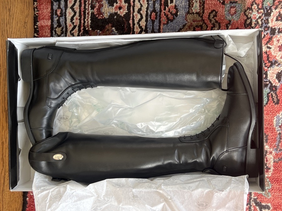 DeNiro Amabile Tricolore ladies field boots BNIB 39 MAL