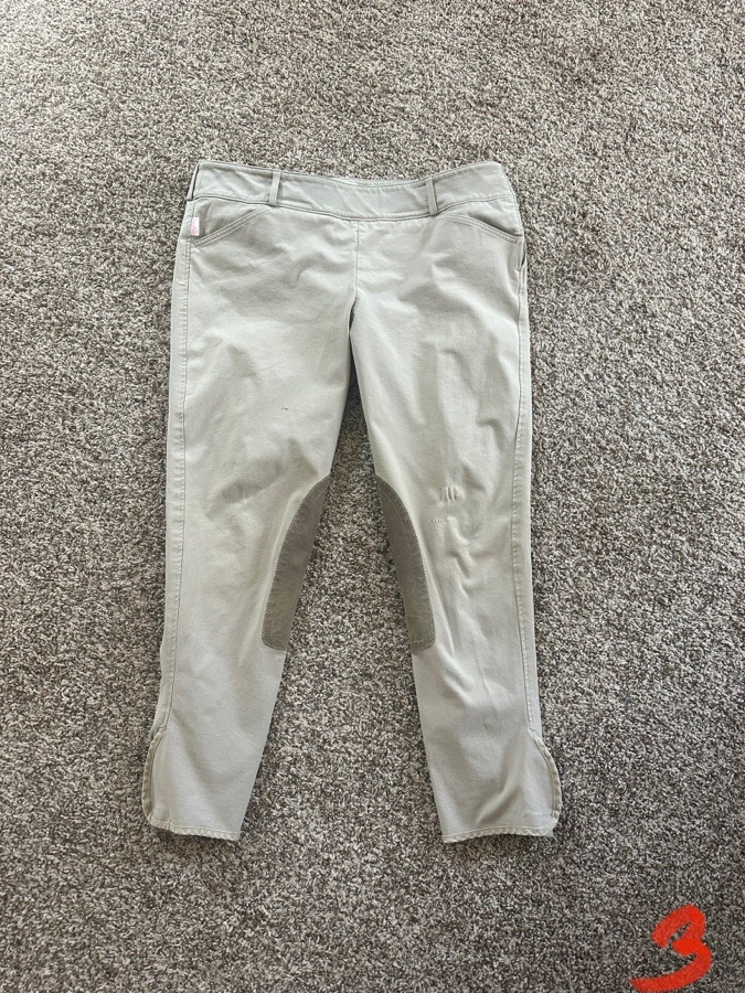 Tailored Sportsman Tan 1967 side zip mid rise Size - 36R