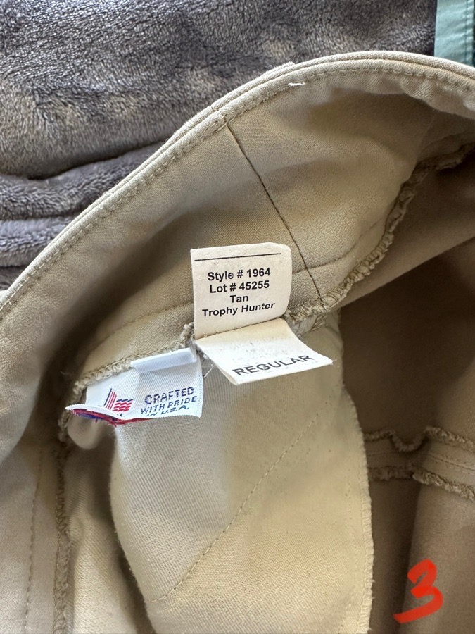 Tailored Sportsman Tan 1967 side zip mid rise Size - 36R