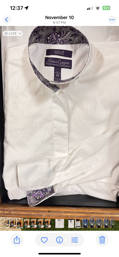 Dressage Long sleeve shirt Performance collection white (new)