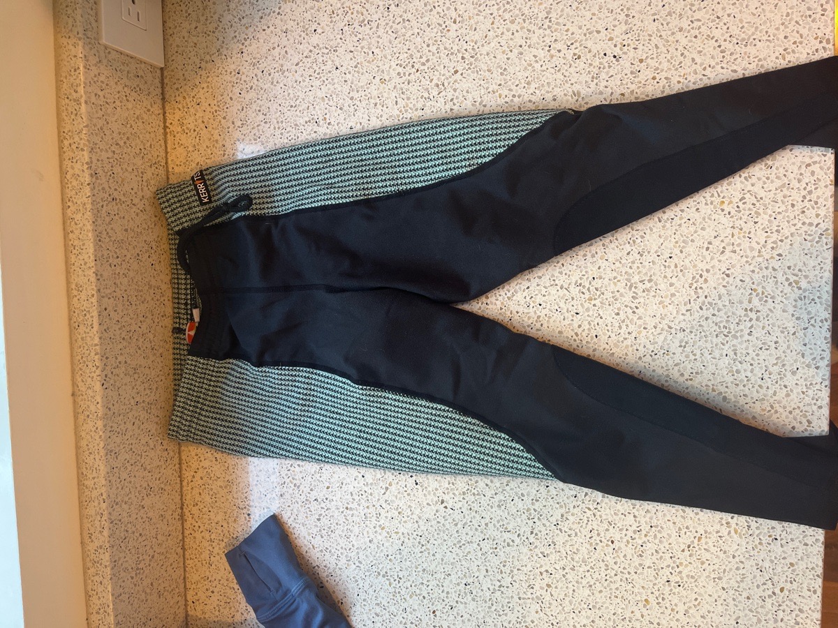 Fun green and black kerrits leggings