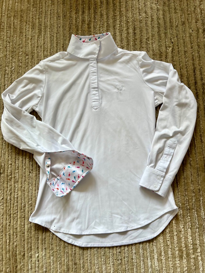 Girls Ovation long sleeved showshirt