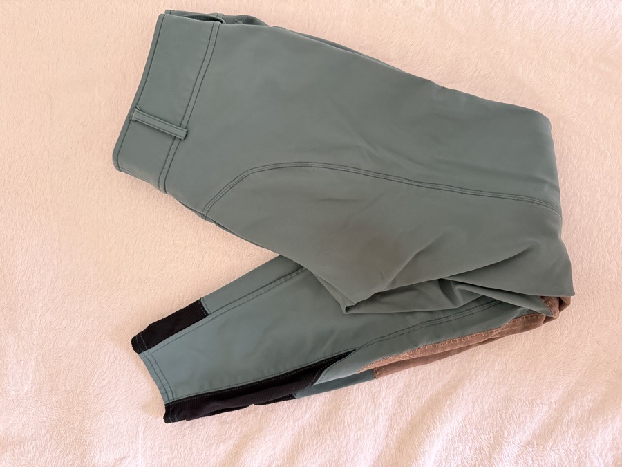 26R RJ Classics knee patch breeches- Atlantic