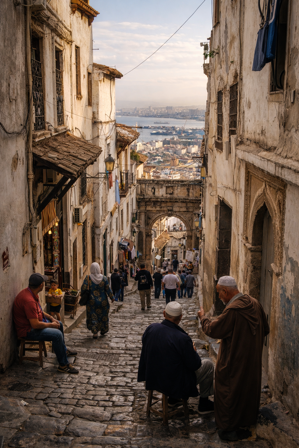 Alger — Nature, panorama et dédales historiques