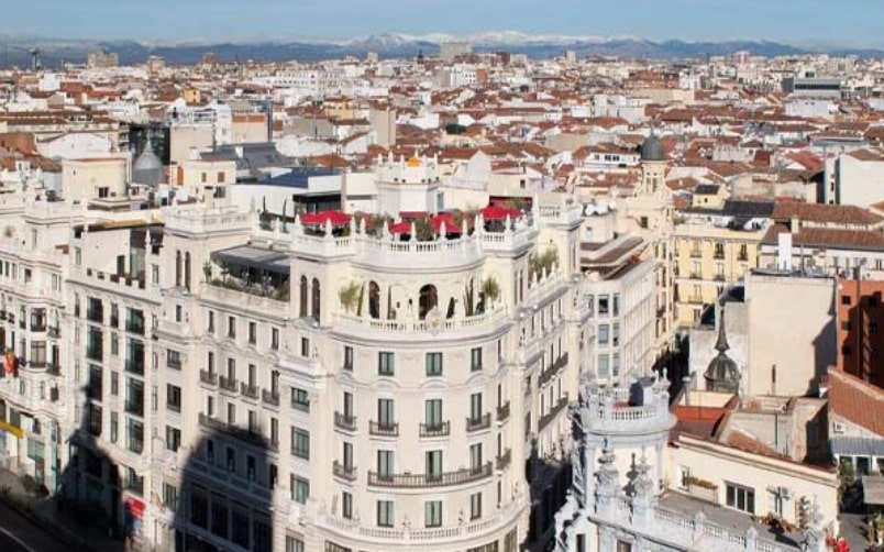 The Principal Madrid Hotel Rooftop