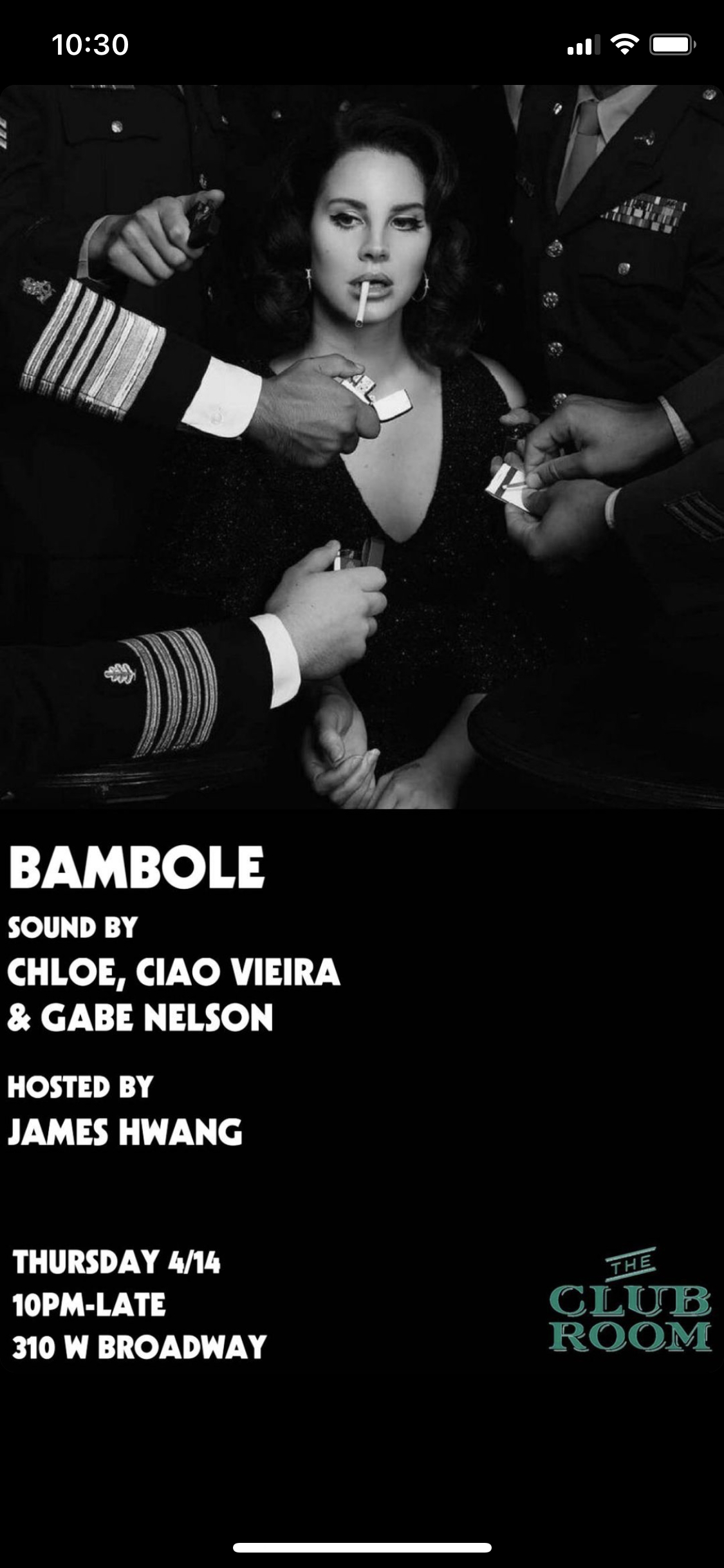 image party flyer