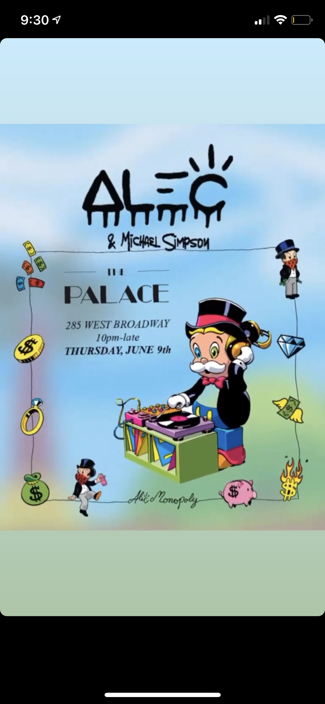 image party flyer