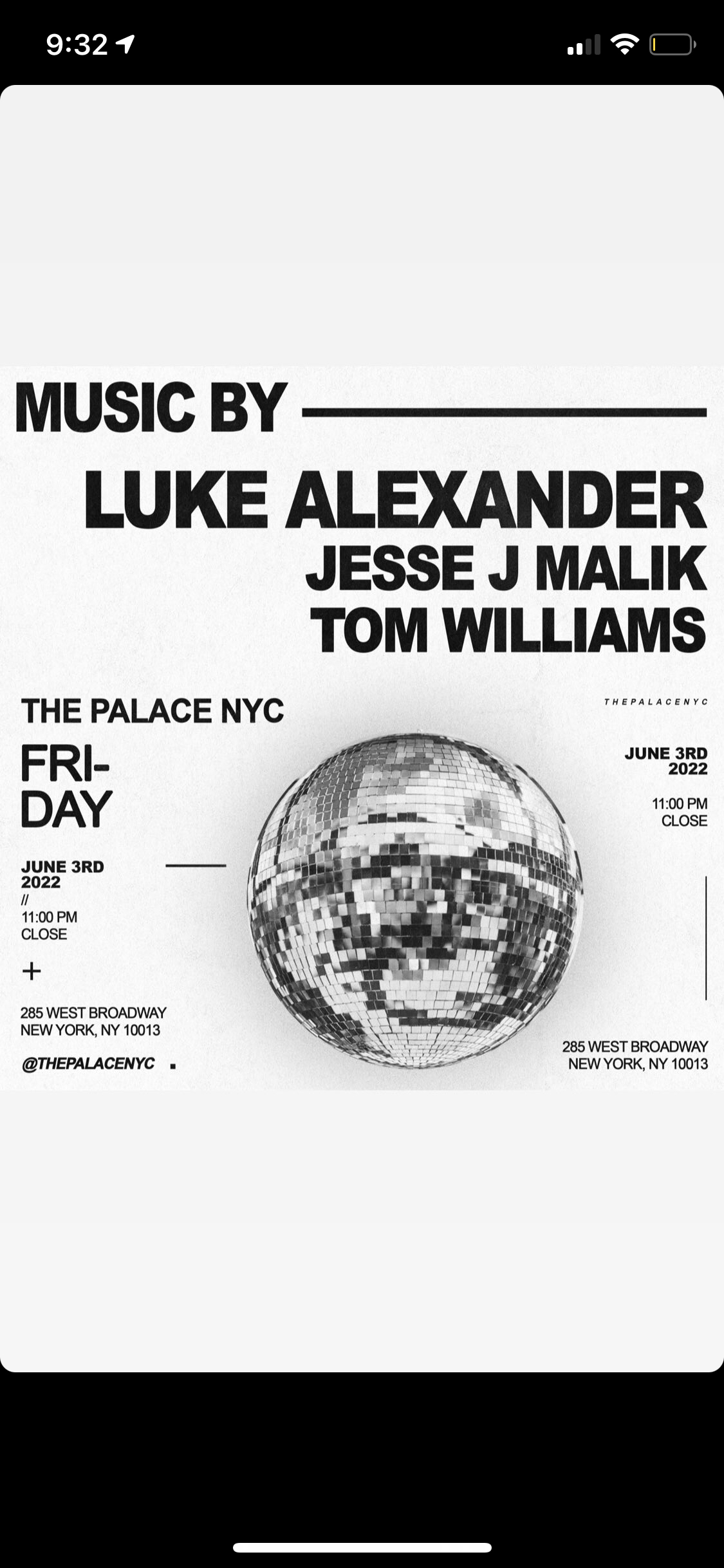 image party flyer