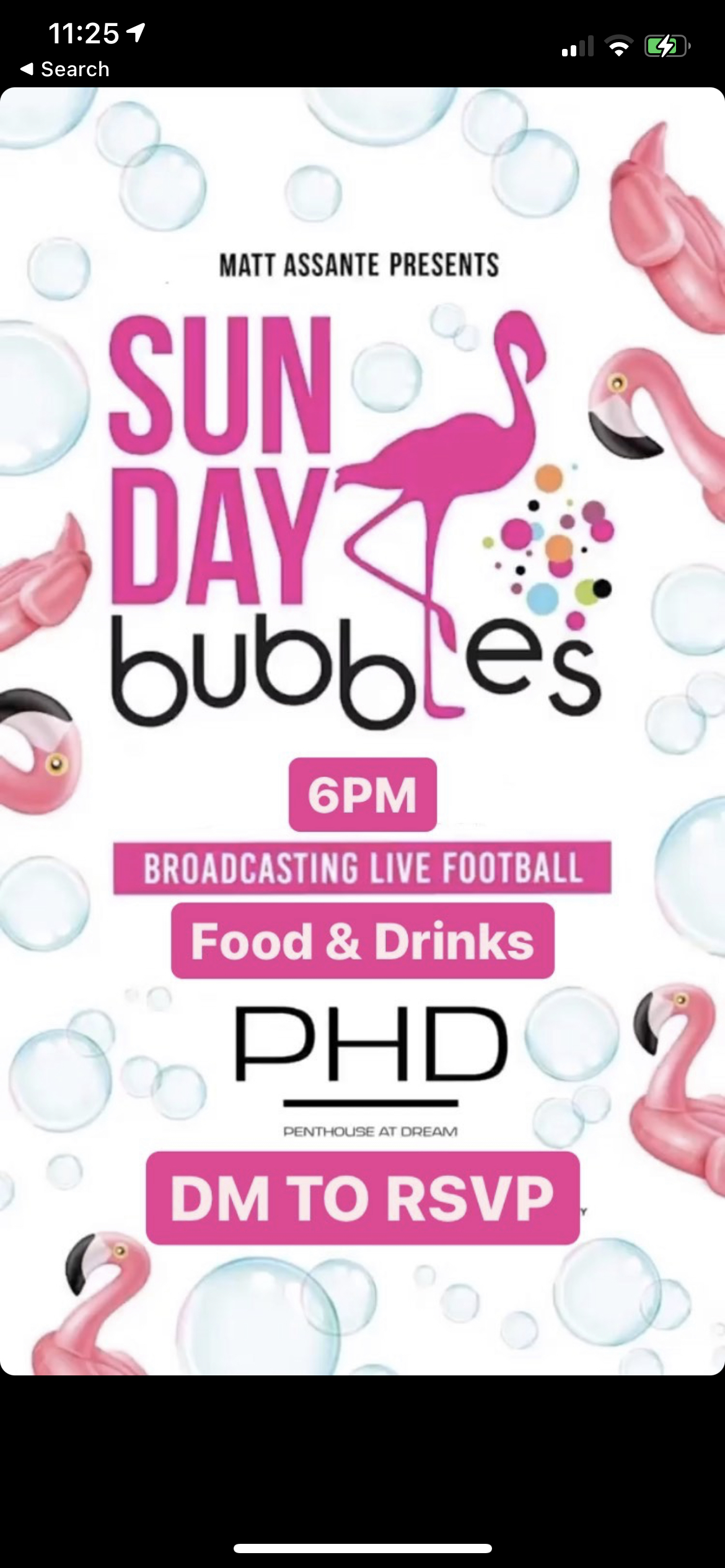 image party flyer