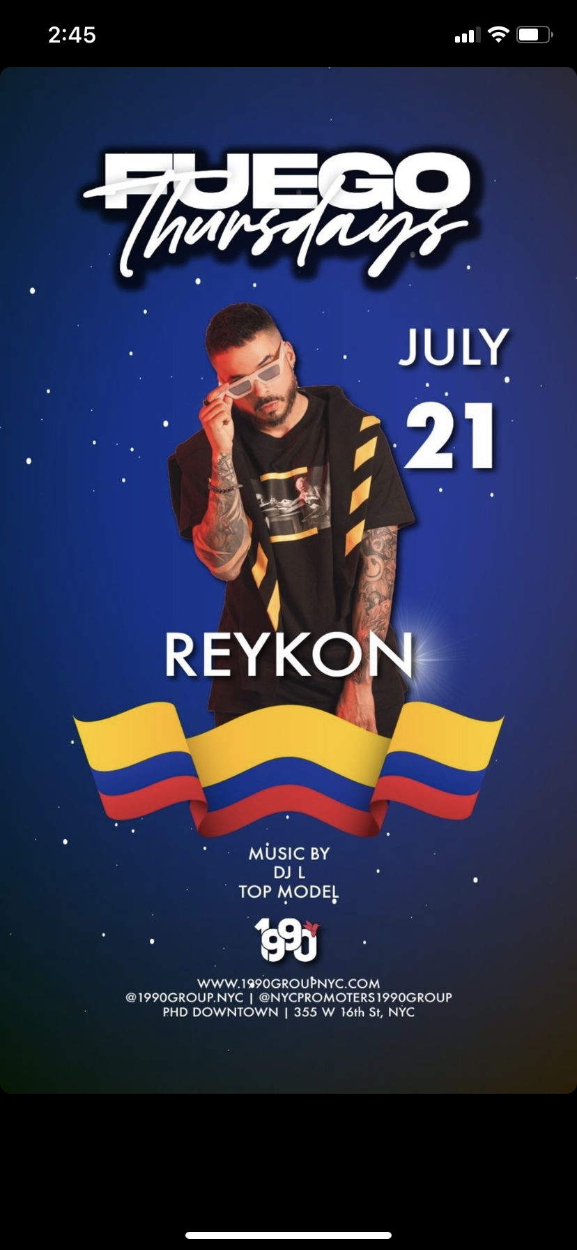 image party flyer
