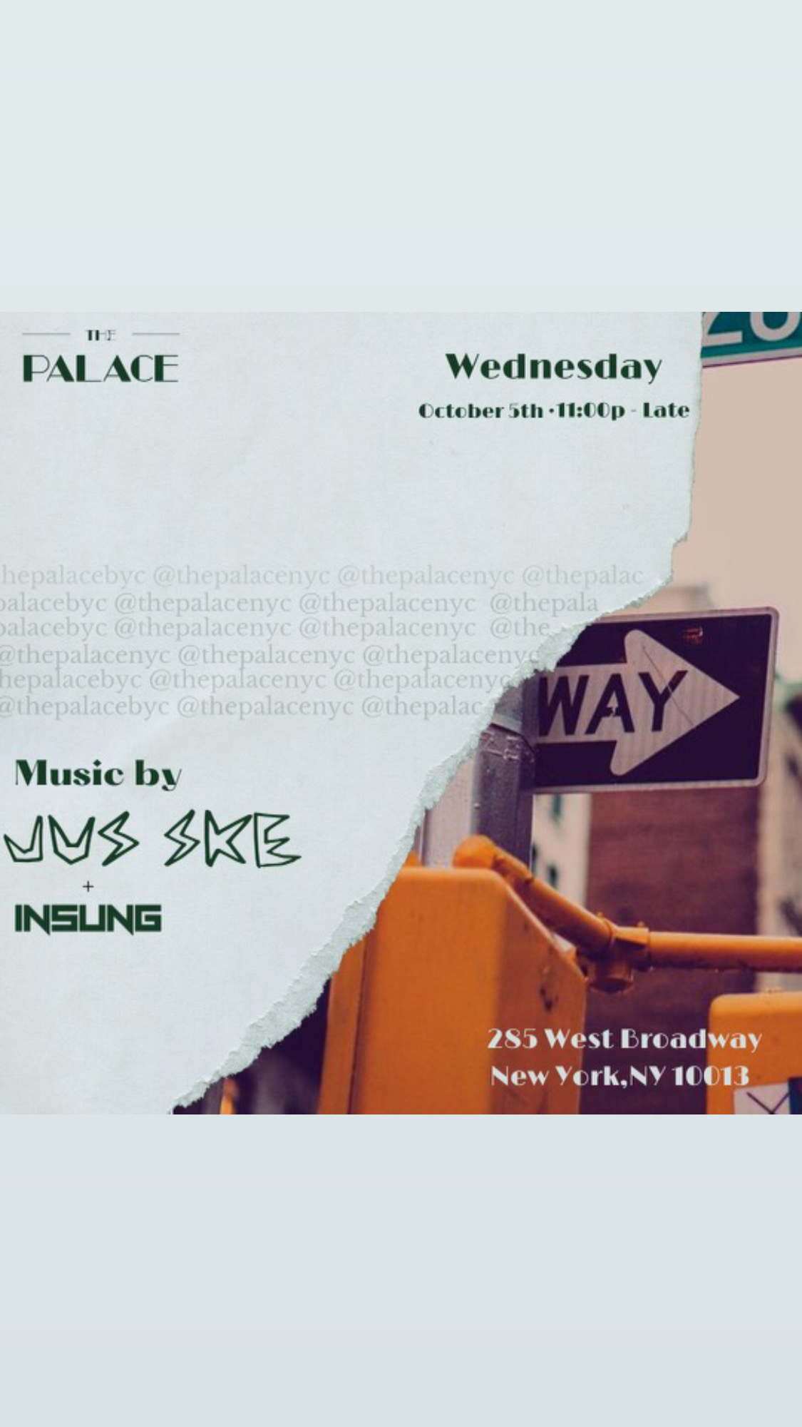 image party flyer
