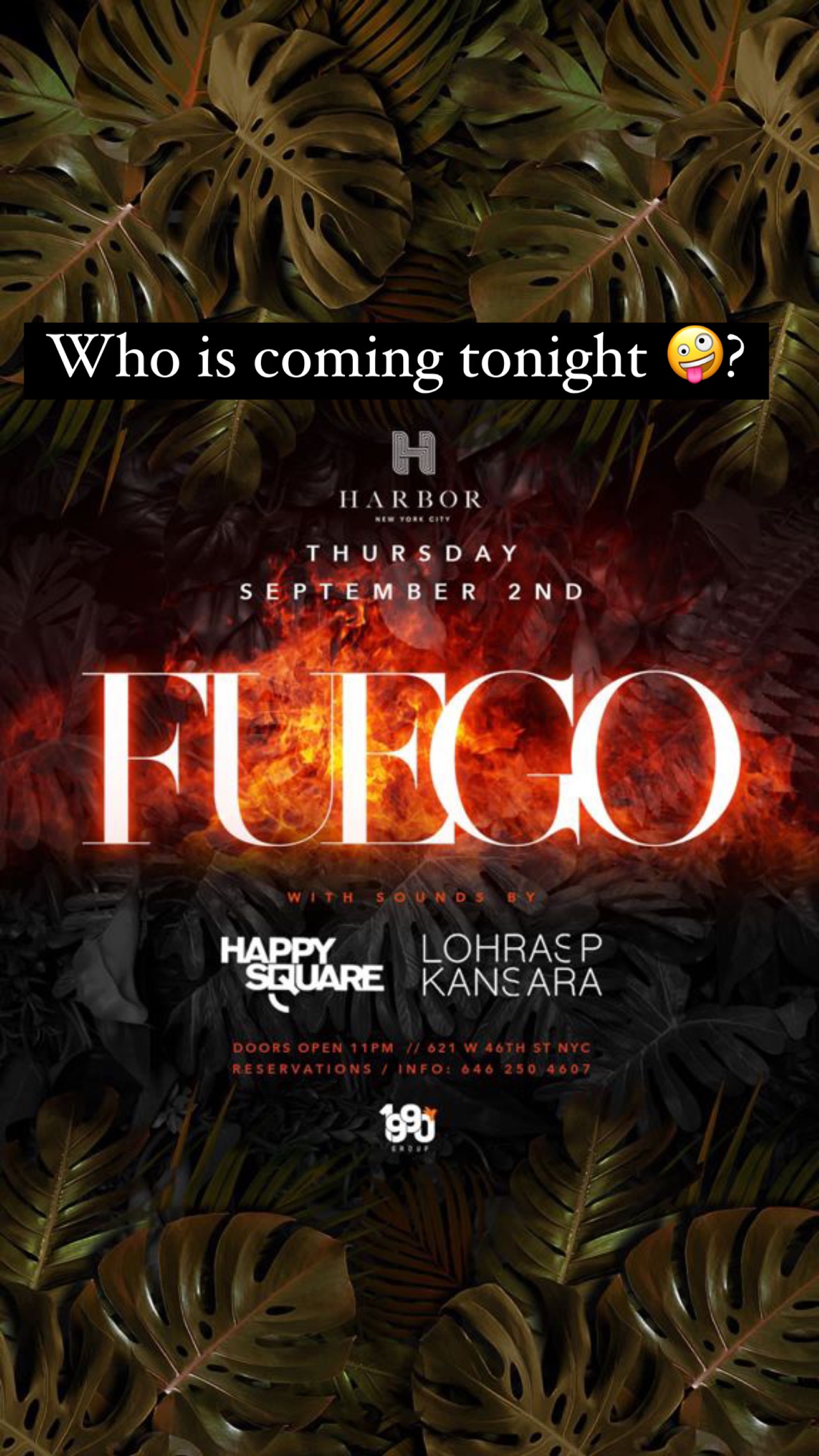 image party flyer