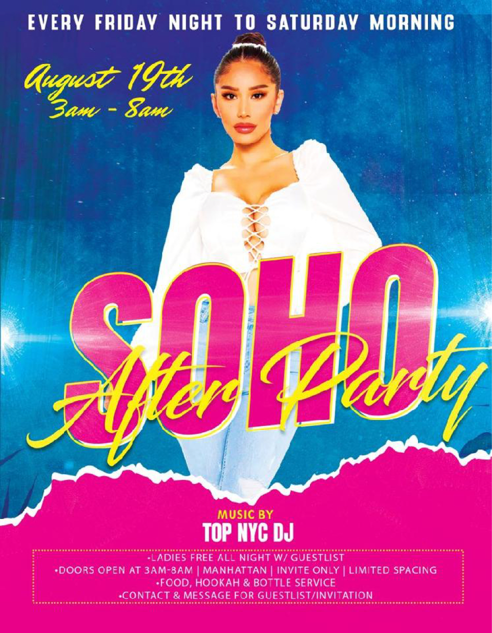 image party flyer