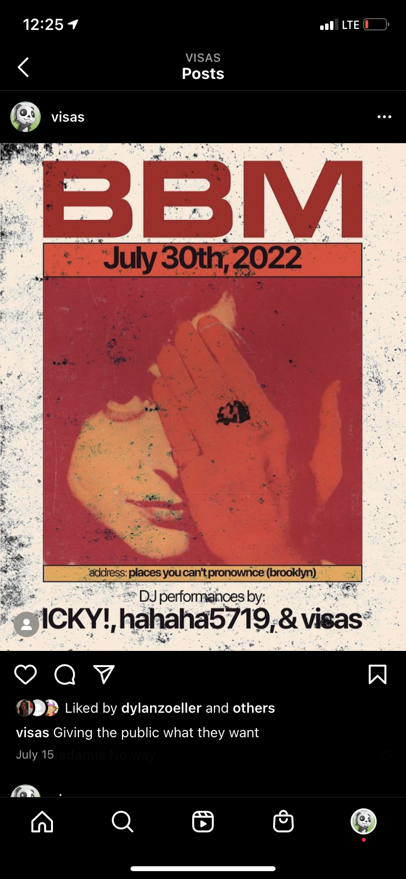 image party flyer