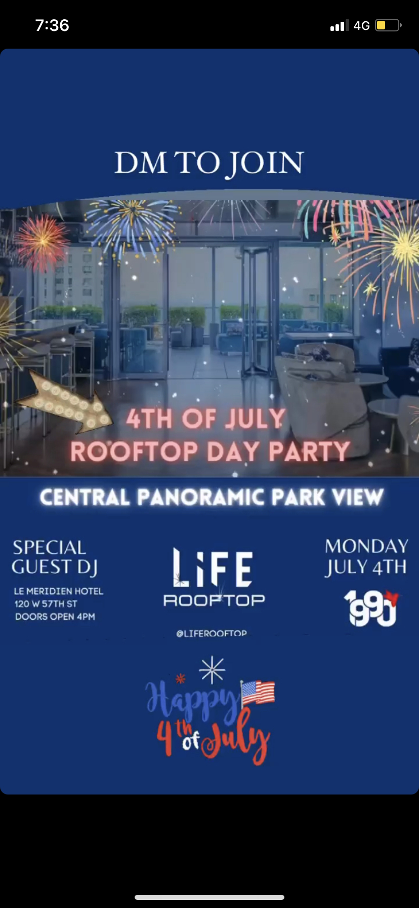 image party flyer