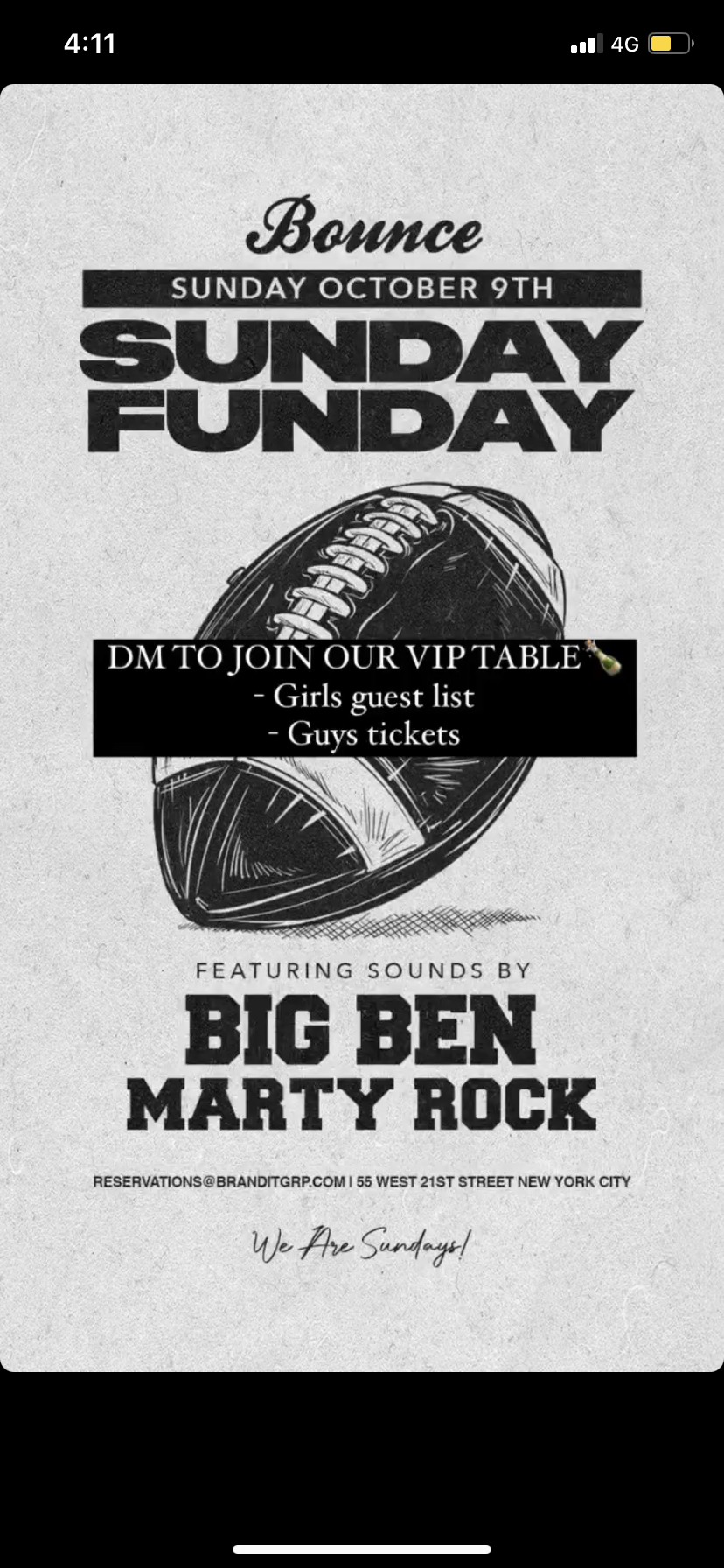 image party flyer