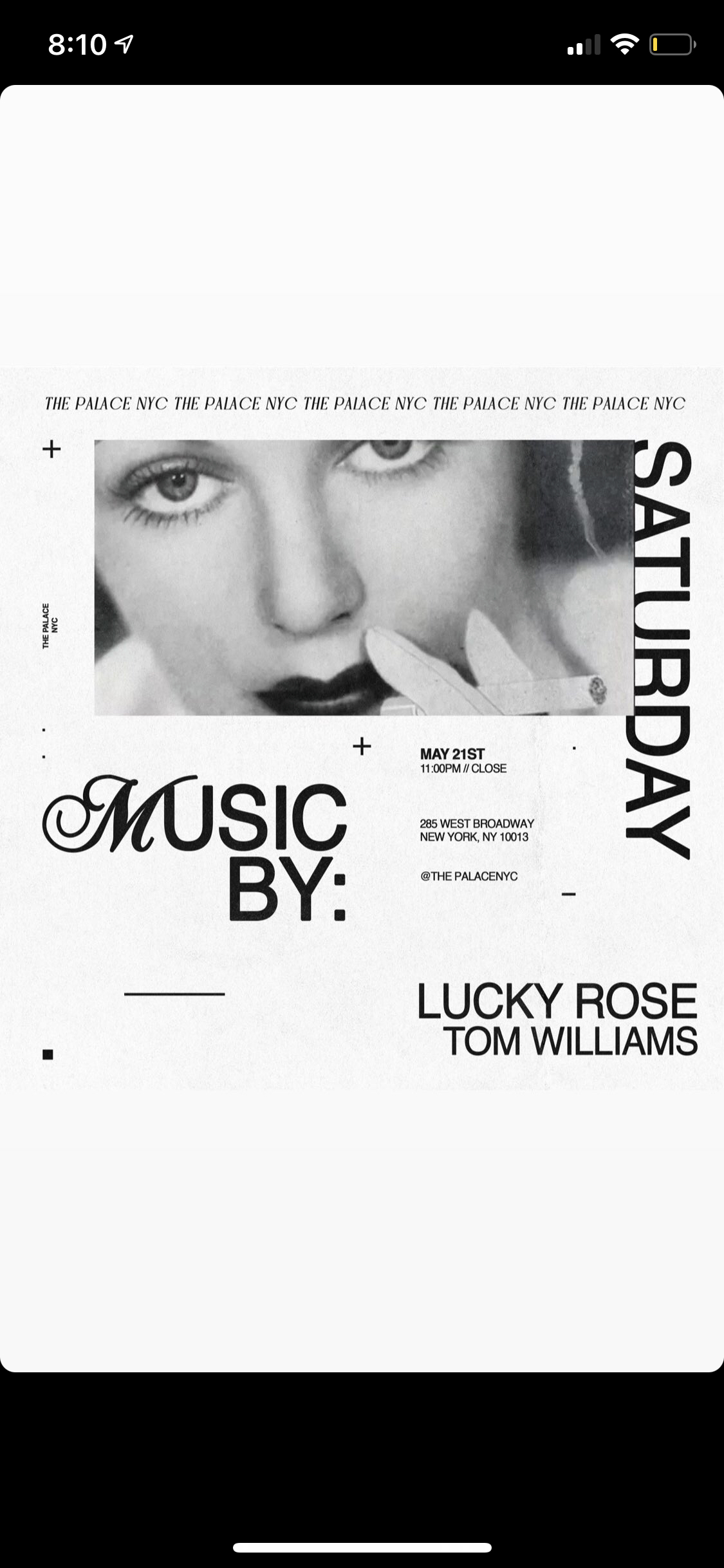 image party flyer