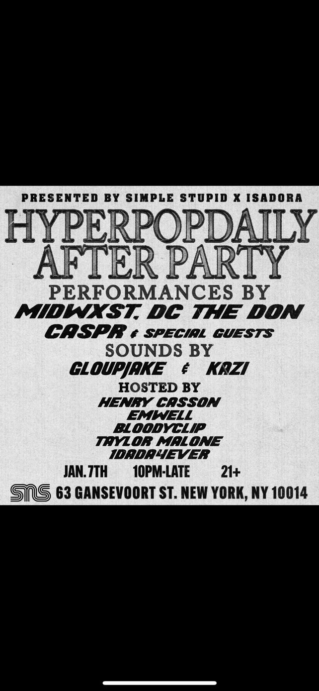 image party flyer