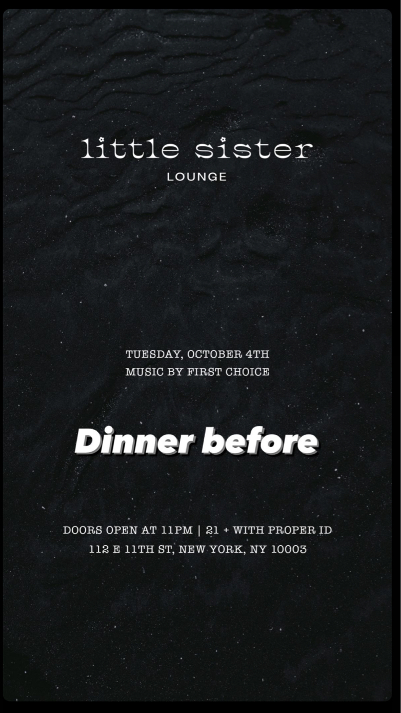 image party flyer