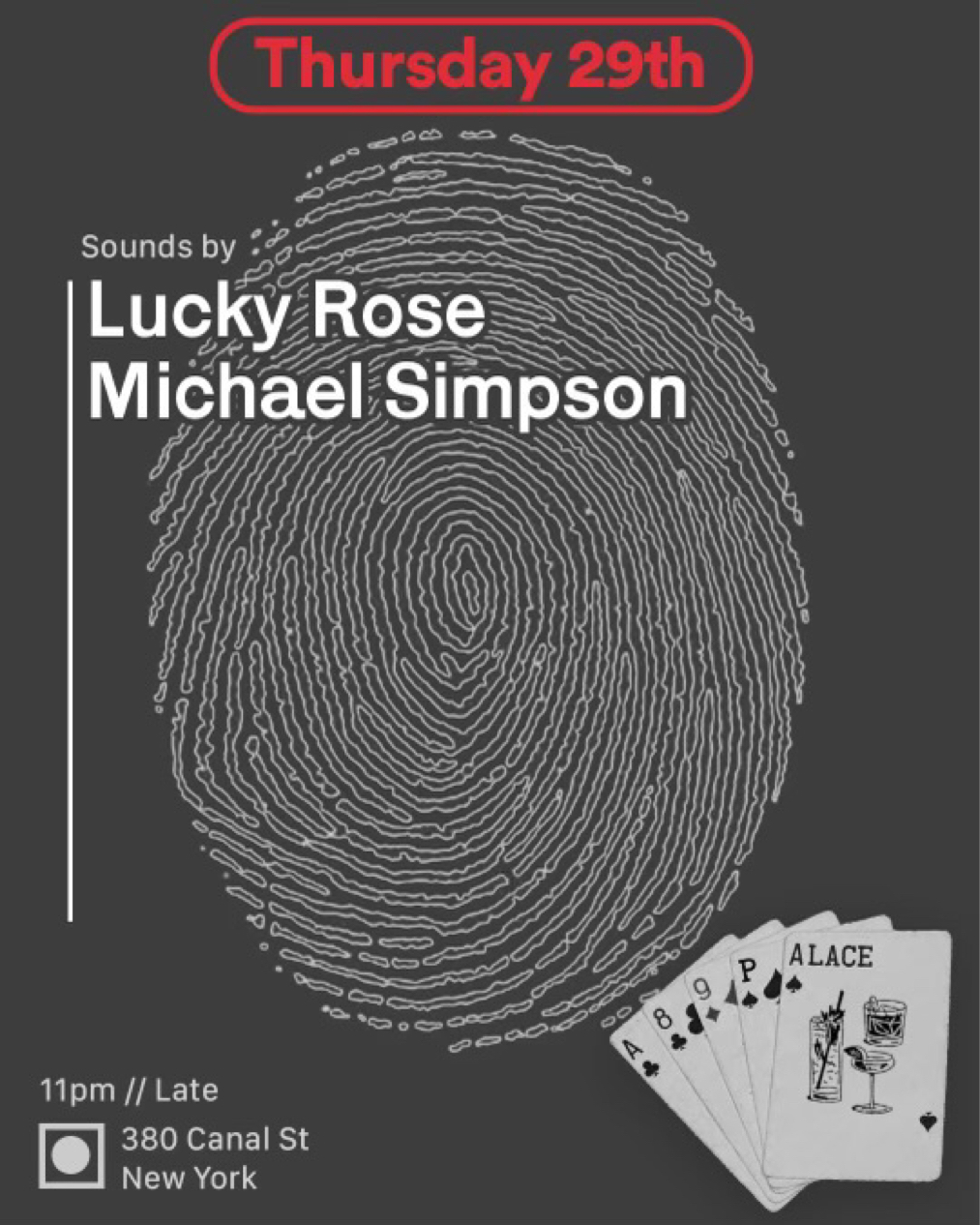 image party flyer